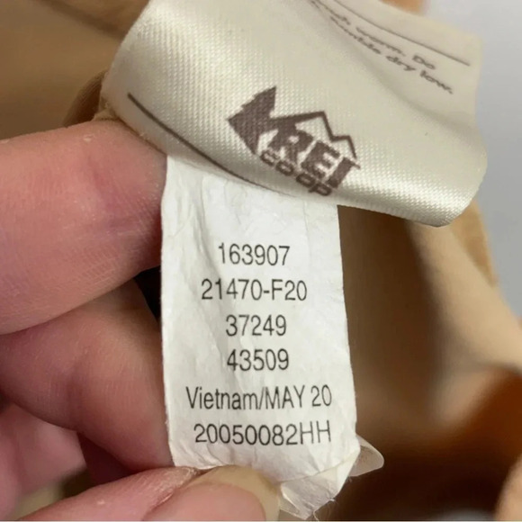 REI FLAWED midi Dress Tan M - Picture 6 of 10